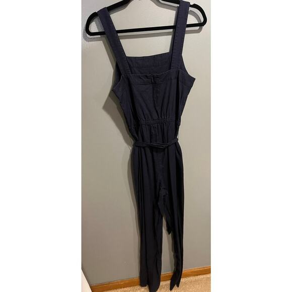 Vineyard Vines Linen Romper in Navy - Women's Size 6 - Picture 2 of 9